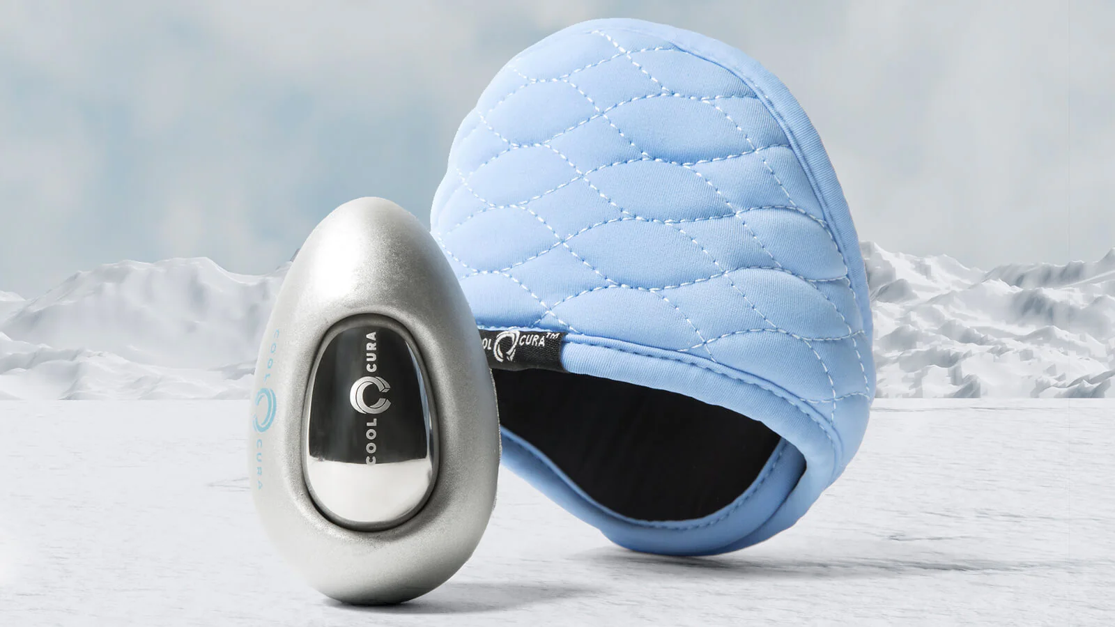 Close-up of PolarEase ice pod and band