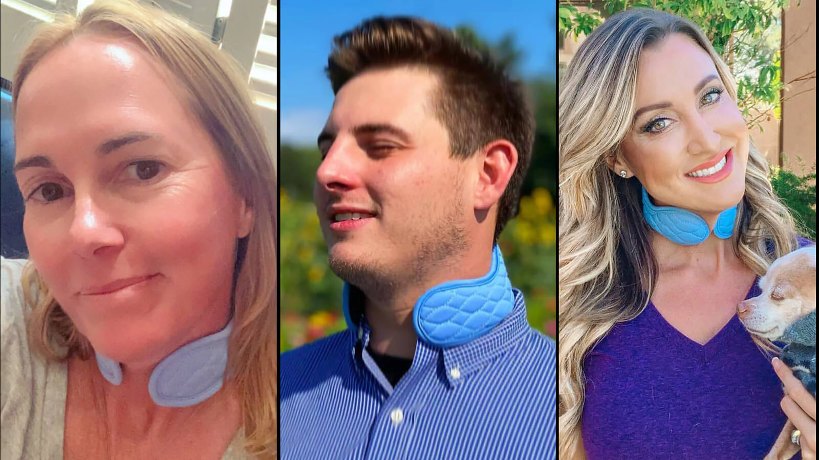PolarEase neckband used during meditation